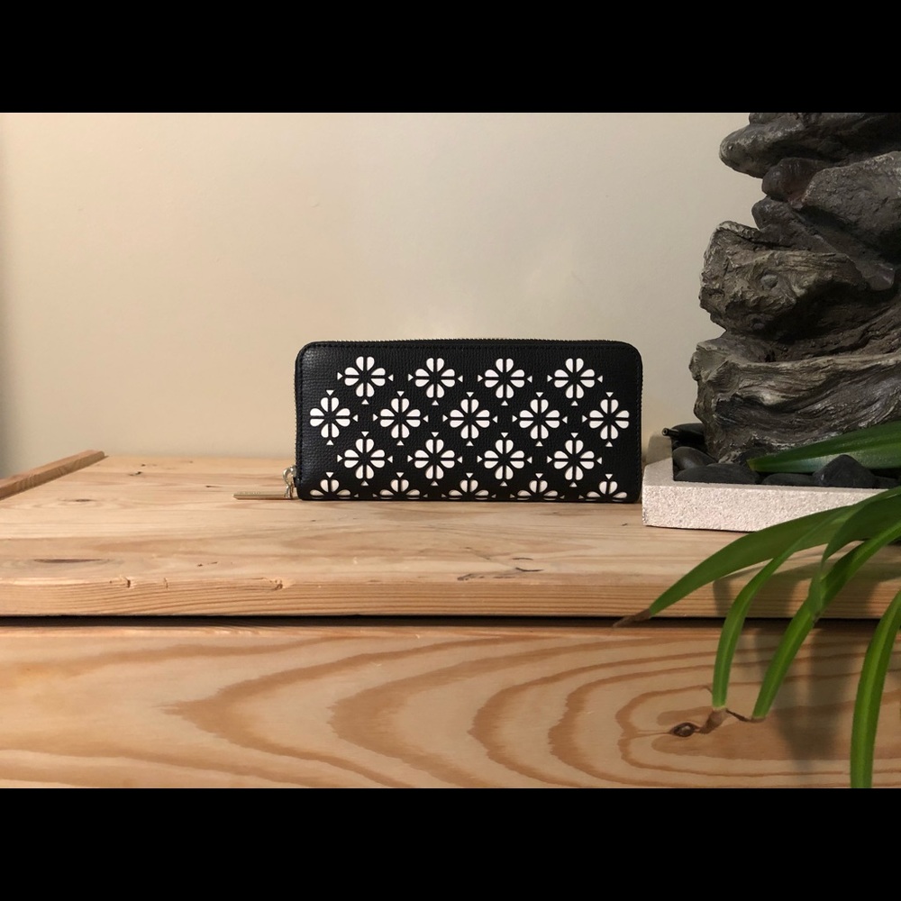 KATE SPADE | Perforated Slim Continental Wallet